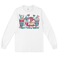 White cna certified nursing assistant coffee cups Long Sleeve Tee - OliviaCreatesArt