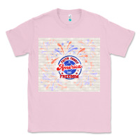 Bubblegum Pink America and freedom Classic Tee - TumblerDesignByShophia