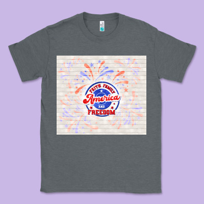 America And Freedom Classic Tee Designed By Tumblerdesignbyshophia