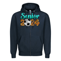 Navy soccer senior 2024 Zipper Hoodie - BarkalooDesign