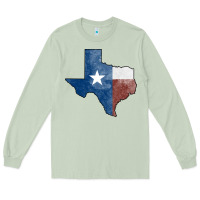 Matcha Texas Watercolor Map Long Sleeve Tee - Jasminsmagicworld