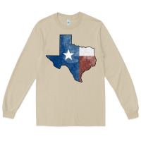 Mushroom Texas Watercolor Map Long Sleeve Tee - Jasminsmagicworld