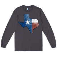 Smoke Texas Watercolor Map Long Sleeve Tee - Jasminsmagicworld
