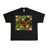 Black St. Patricks Day lucky Urban Heavy Tee - CowGirlArtShop