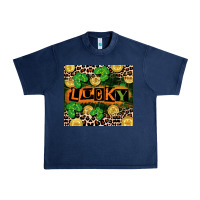 Navy St. Patricks Day lucky Urban Heavy Tee - CowGirlArtShop