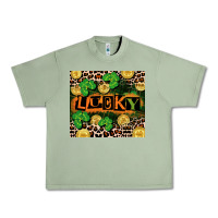Oil Green St. Patricks Day lucky Urban Heavy Tee - CowGirlArtShop