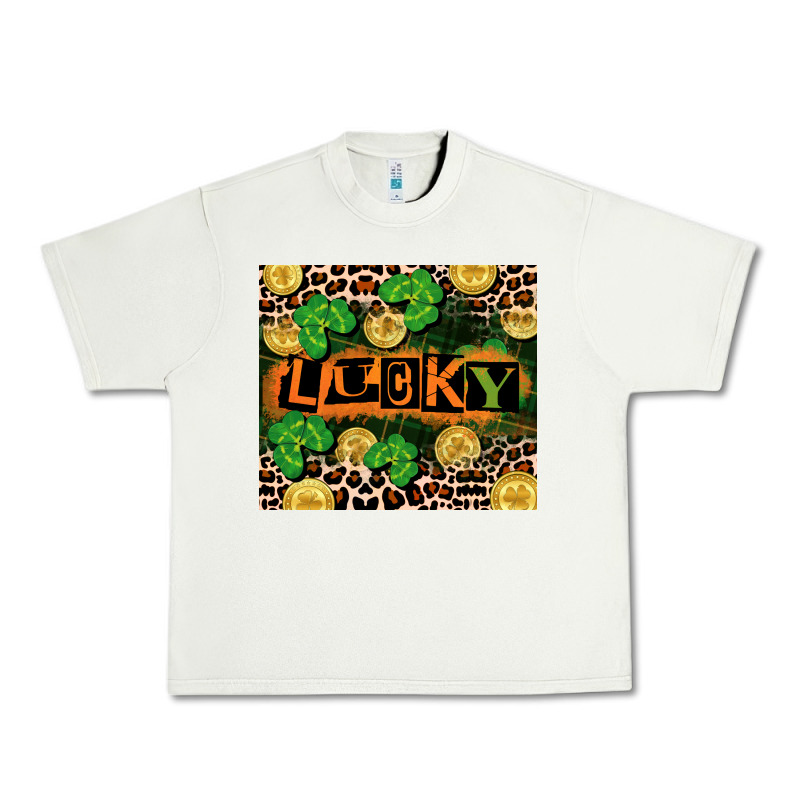 St. Patricks Day Lucky Urban Heavy Tee by CowGirlArtShop | Teevron