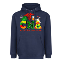 Navy cna juneteenth certified nursing assistant Heavyweight Hoodie - AdoDesignShop