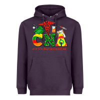 Plum cna juneteenth certified nursing assistant Heavyweight Hoodie - AdoDesignShop