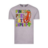 Vintage Zinc Pinch peel eat repeat crawfish Vintage Tee - HowdyJamesFarm