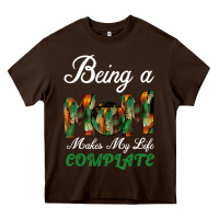 Chocolate Brown Being A Mom Makes My Life Complete For dark Heavy Core Tee - Bettercallsaul
