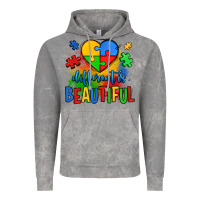 Cloud Rock different is beautiful autism Vintage Hoodie - OliviaCreatesArt