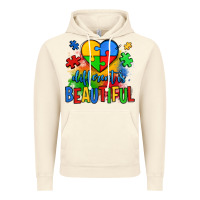 Vintage Artic different is beautiful autism Vintage Hoodie - OliviaCreatesArt