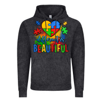 Vintage Black different is beautiful autism Vintage Hoodie - OliviaCreatesArt