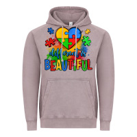 Vintage Zinc different is beautiful autism Vintage Hoodie - OliviaCreatesArt