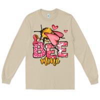 Mushroom Bee Mine Valentines Day Long Sleeve Tee - OliviaCreatesArt