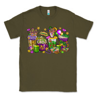Army Green Mardi Gras coffee cups Classic Tee - HowdyJamesFarm