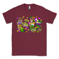 Burgundy Mardi Gras coffee cups Classic Tee - HowdyJamesFarm