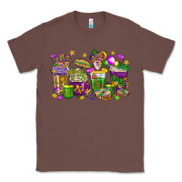 Chestnut Mardi Gras coffee cups Classic Tee - HowdyJamesFarm
