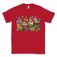 Red Mardi Gras coffee cups Classic Tee - HowdyJamesFarm