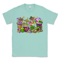 Seafoam Mardi Gras coffee cups Classic Tee - HowdyJamesFarm