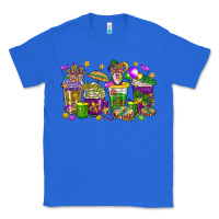 True Royal Mardi Gras coffee cups Classic Tee - HowdyJamesFarm