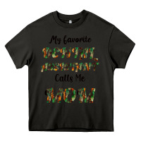 Asphalt My Favorite Dental Assistant Calls Me Mom Heavy Core Tee - Bettercallsaul