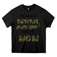 Black My Favorite Dental Assistant Calls Me Mom Heavy Core Tee - Bettercallsaul