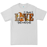 Dove Grey I Think I Love Fall Most of All Premium Tee - texasbilliewilder