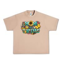 Burro Mom of twins sunflower mothers day Urban Heavy Tee - HowdyJamesFarm