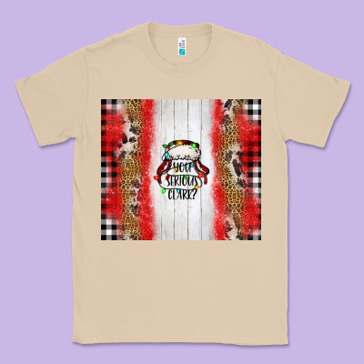 Western You Serious Clark Classic Tee Designed By Jasminsmagicworld