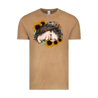 Vintage Camel sleeping hedgehog sunflower leopard Vintage Tee - Jasminsmagicworld