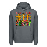 Rock christmas begins with christ Premium Hoodie - CowhideDigitalArt