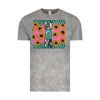 Mom Sunflower Glitter Vintage Tee | Teevron