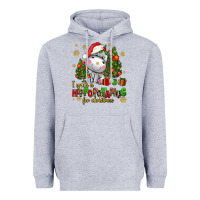 Heather Grey i want a hippopotamus for christmas Heavyweight Hoodie - AdoDesignShop