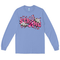 Colony Blue Strong Cancer Awareness Long Sleeve Tee - FaDigitalArtStudio