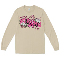 Mushroom Strong Cancer Awareness Long Sleeve Tee - FaDigitalArtStudio