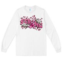 White Strong Cancer Awareness Long Sleeve Tee - FaDigitalArtStudio