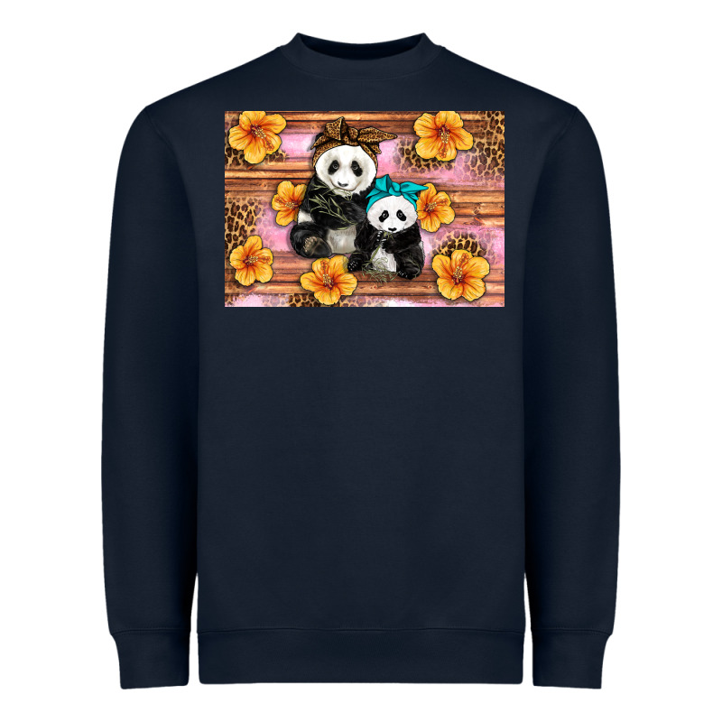 Mama Panda And Baby Panda Heavyweight Sweatshirt by Artiststas | Teevron