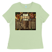 Dad Bbq Timer Ladies Tee | Teevron