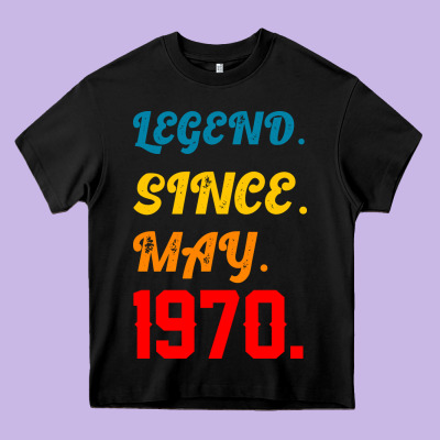 Legend Since May 1970 Heavy Core Tee Designed By Bettercallsaul