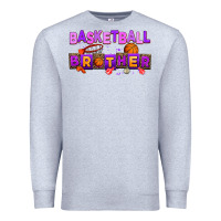 Heather Grey basketball brother Premium Sweatshirt - AdoDesignShop
