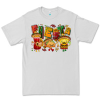 Dove Grey Fiesta with taco, nacho, souce Premium Tee - NancyCooperArtShop