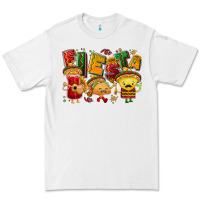 White Fiesta with taco, nacho, souce Premium Tee - NancyCooperArtShop
