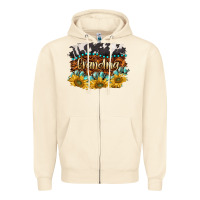 Sandshell western grandma Zipper Hoodie - BarkalooDesign
