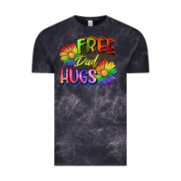 Cloud Black Free dad hugs Vintage Tee - CowGirlArtShop