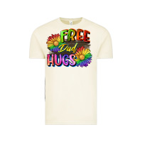 Free Dad Hugs Vintage Tee | Teevron