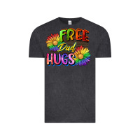 Vintage Black Free dad hugs Vintage Tee - CowGirlArtShop