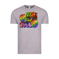 Vintage Zinc Free dad hugs Vintage Tee - CowGirlArtShop