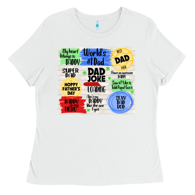 Dad Joke Loading Ladies Tee by TumblerDesignByShophia | Teevron